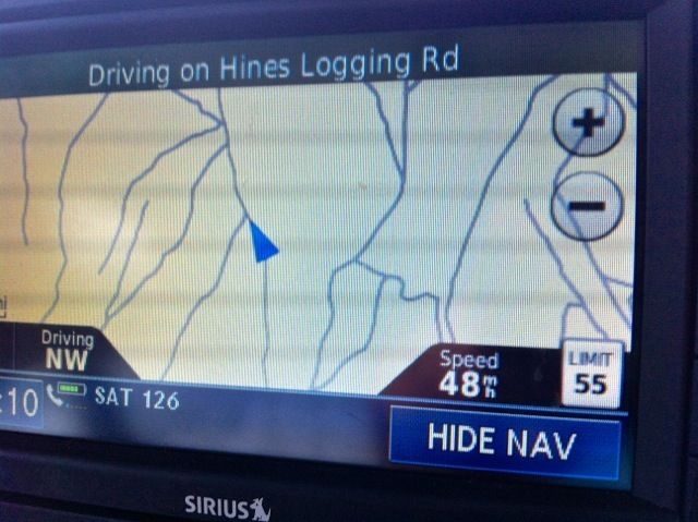 GPS screen